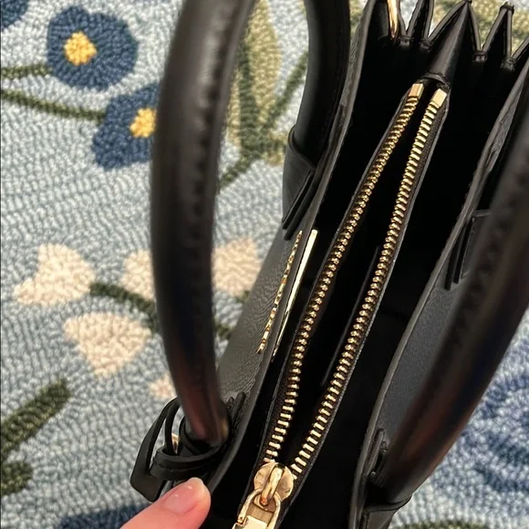 Michael Kors Black Leather Tote Bag - Picture 4 of 7